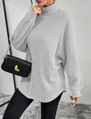 Bluza SHEIN, gri deschis Gri