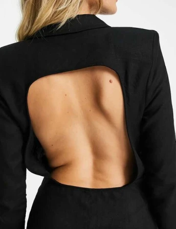Salopeta ASOS, negru Negru