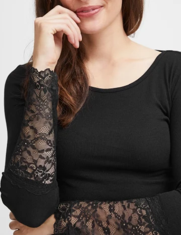 Bluza Fransa, negru Negru