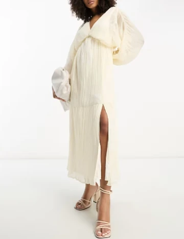 Rochie lunga ASOS, crem Crem