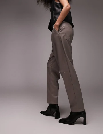 Pantaloni Top Shop, maro Maro