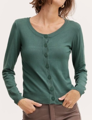 
						Cardigan Fransa, verde