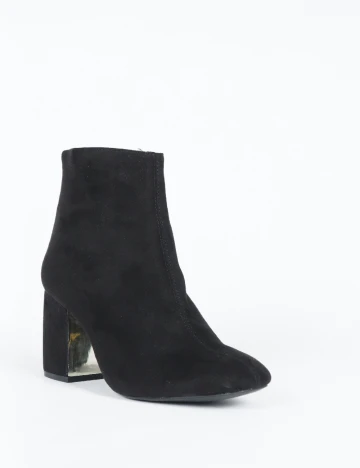 Botine Stradivarius, negru Negru