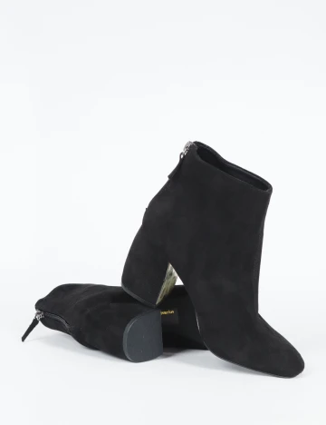 Botine Stradivarius, negru Negru
