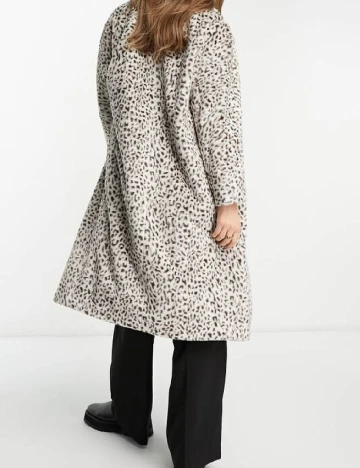 Palton Helene Berman, animal print