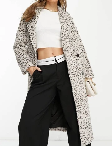 Palton Helene Berman, animal print