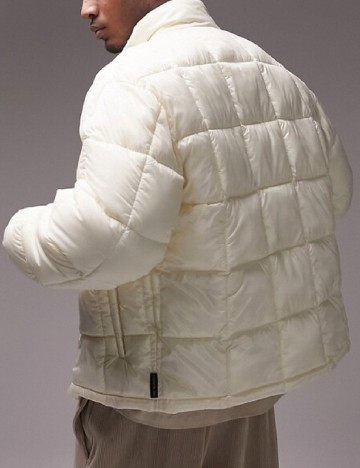 Geaca Topman, ecru