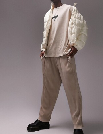 Geaca Topman, ecru