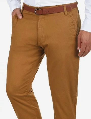 Pantaloni !Solid, maro Maro