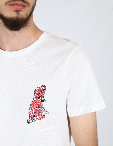 Tricou !Solid, alb