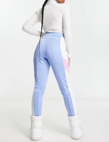 Pantaloni de ski Threadbare, bleu