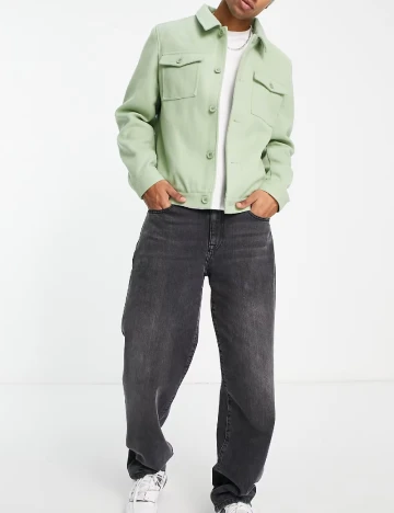 Jacheta ASOS, verde Verde