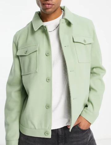 Jacheta ASOS, verde Verde