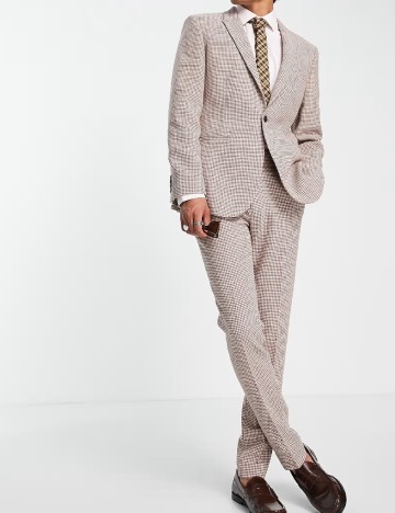 
						Sacou ASOS, maro/crem
