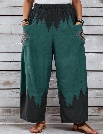 
						Pantaloni Emery Rose Curve, verde