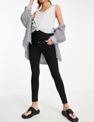 Blugi Top Shop Maternity, negru