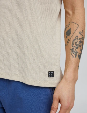 Tricou BLEND, bej Crem