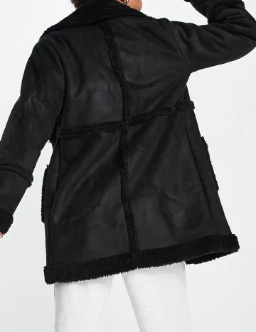 Palton Threadbare, negru Negru