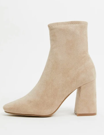 Botine Pimkie, crem