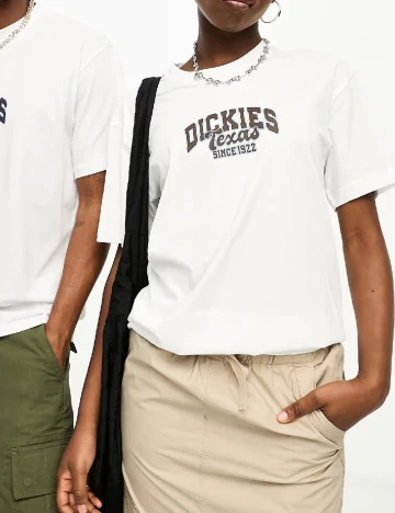 Tricou Dickies, ecru Alb
