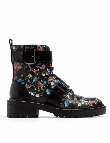 Ghete Stradivarius, floral print Floral print