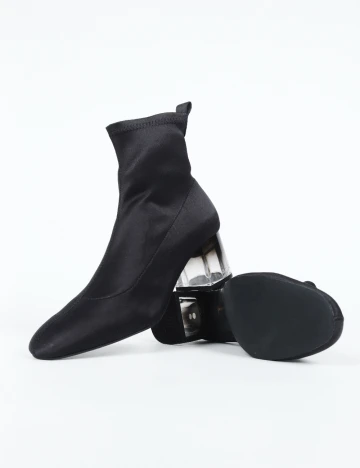 Botine Stradivarius, negru