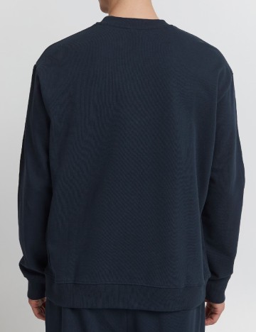 Bluza !Solid, bleumarin