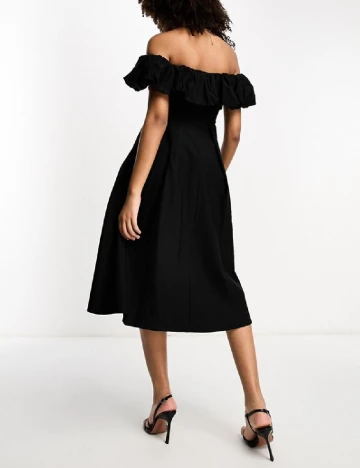 Rochie medie True Violet, negru Negru