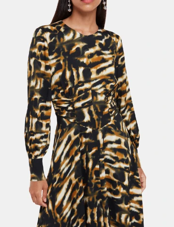 Rochie lunga Whistles, animal print Animal print