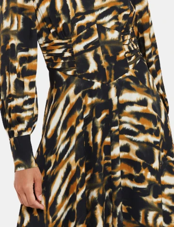 Rochie lunga Whistles, animal print Animal print