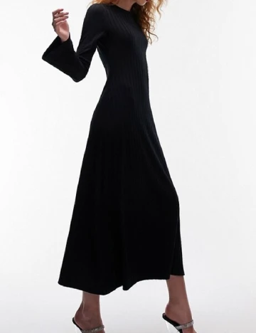 Rochie lunga Top Shop, negru Negru