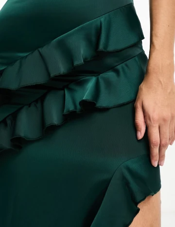 Rochie lunga Vesper, verde Verde
