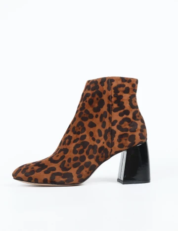 Botine Stradivarius, animal print Animal print