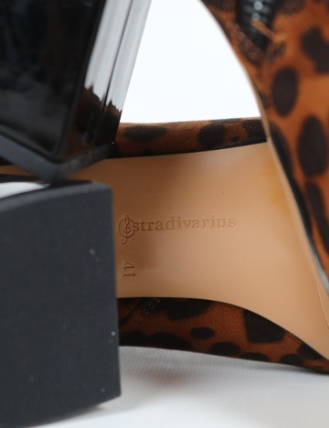 Botine Stradivarius, animal print