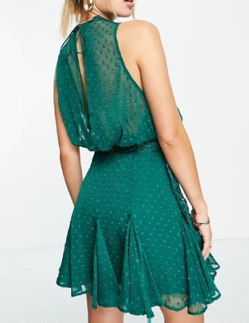 Rochie scurta ASOS, verde Verde