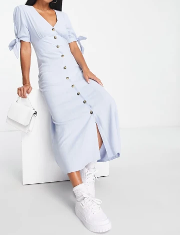 Rochie medie Nobody s child, bleu Albastru