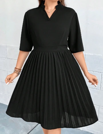 Rochie medie SHEIN CURVE, negru Negru