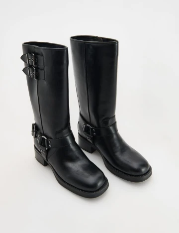 Cizme Reserved, negru Negru