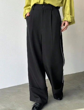 Pantaloni Friful, negru Negru