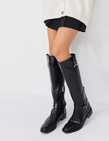 Cizme Stradivarius, negru Negru
