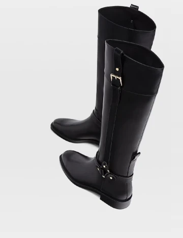 Cizme Stradivarius, negru Negru