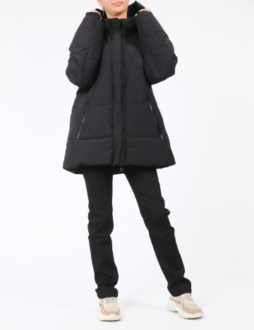 Geaca impermeabila Mango, negru