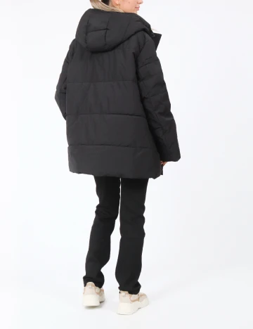 Geaca impermeabila Mango, negru Negru