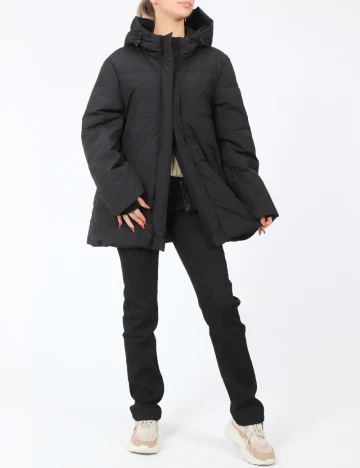 Geaca impermeabila Mango, negru Negru