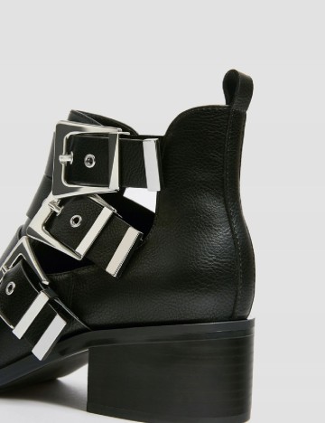 Botine Pull&Bear, negru