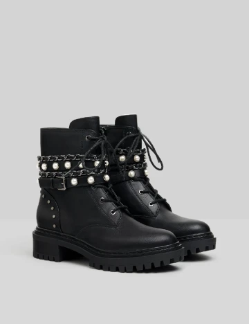 Ghete Bershka, negru Negru