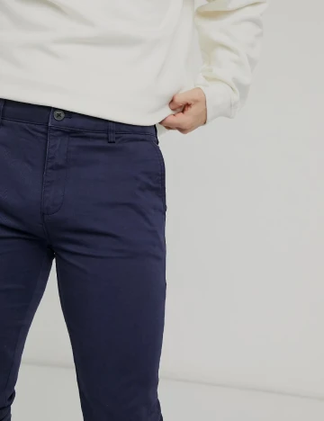 Pantaloni Topman, bleumarin inchis Albastru