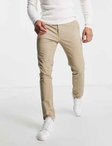 
						Pantaloni Topman, crem