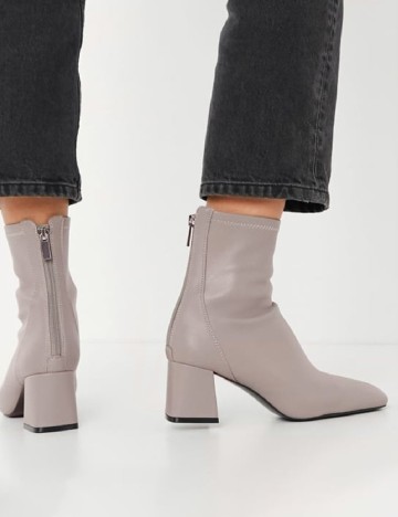 Botine Stradivarius, gri