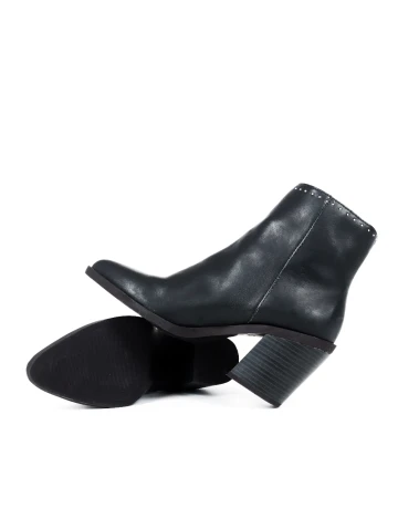Botine Stradivarius, negru Negru